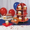 Fun Express Fire Hydrant Cupcake/Dessert Holder (3 Tiers) | Fire