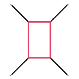 VERAMI Adjustable Strike Zone Target for Baseball Softball net, 1 Hole Throwing Pitching Hitting Batting Catching Practice Target, Pitcher Accuracy Training Aids