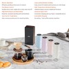 Portable Electric Coffee Grinder, Rechargeable Handheld Grinder with Stainless Steel