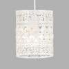 Modern Ornate Drum Shabby Chic Ceiling Pendant Light Shade
