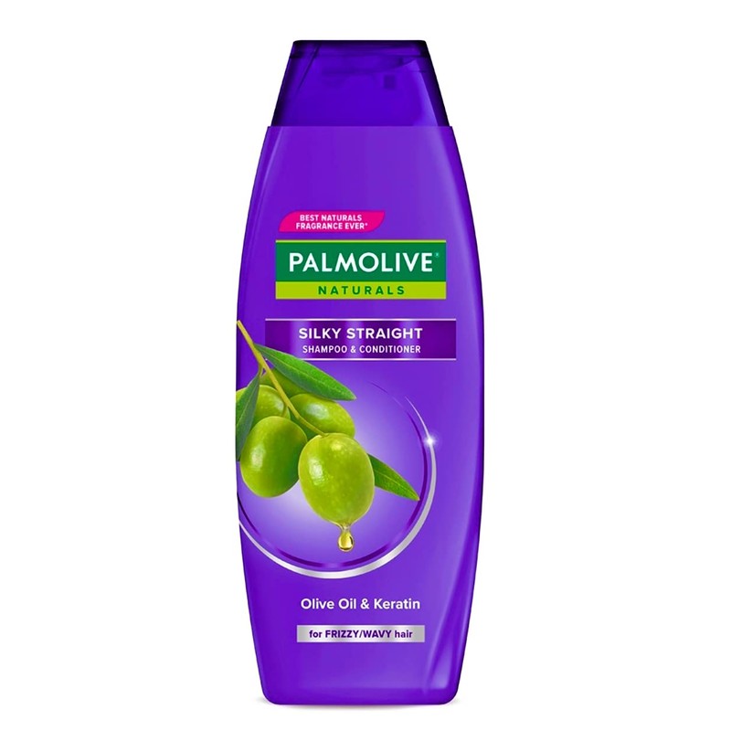 PALMOLIVE NATURALS SHAMPOO W/CONDITIONER SILKY STRAIGHT 180ml パルモティブシャンプーＷコンディショナー シルキーストレート