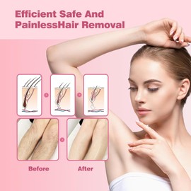 Nano Hair Remover, Hoelg Hair Removal Without Shaving, Crystal Hair Remover for Men and Women, Hair Removal Device, Painless Epilator Tool