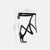 Bynccea Bicycle Bottle Holder Black Aluminium Bottle Holder for Bicycles