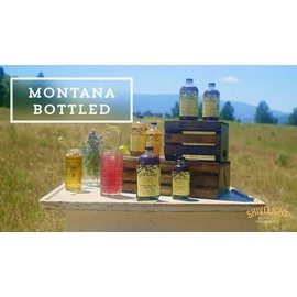 Huckleberry Shrub - Shivelight Premium Beverage Company - All Natural, Small Batch, Montana Sourced Drinking Vinegar for Sodas and Cocktails - 16 Ounces