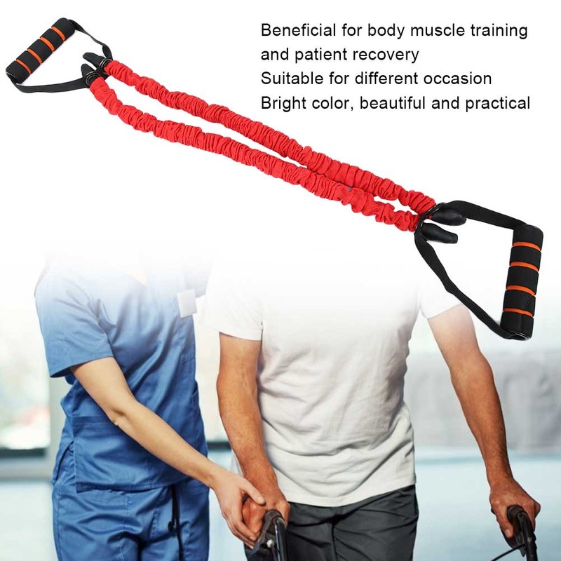 Elderly Stroke Recovery Fitness Training Pulling Rope Elastic Tension Resistance