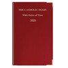 2025 Slimline Catholic Diary with Order of Mass with Gold