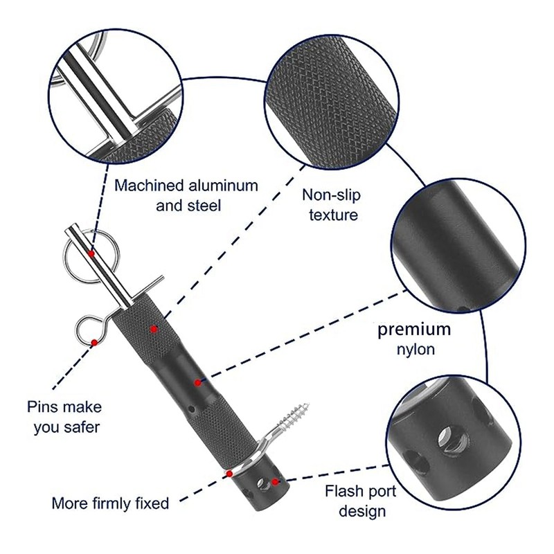 Perimeter Trip Alarm Metal Camping Trip Wire Alarm Device Early
