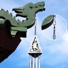 Jetec 30 Pieces Wind Spinner Swivel Hooks 360 Degree Dual