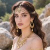Gold Head Chain Headband Hair Jewelry Accessories for Women