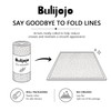 Bulijojo Linen Dirt Trapper Door Mat, 17"x30" Non Slip Entryway