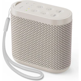 Portable Sound Machine for Travel, White Noise Sound Machine for Sleeping, 52-Hour Lasting Mini Noise Machine with 21 Quality Non-looping Sounds, Headphone Jack, Memory, Timer for Adults,Hotel (Khaki)
