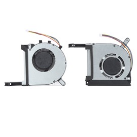 2pcs Laptop CPU GPU Cooling Fan 4 Pin Silent Efficient Replacement Laptop Cooling Fan for TUF Gaming A15 FA506 IV FA506IU FA506IH FX506IU FX506LH Laptop