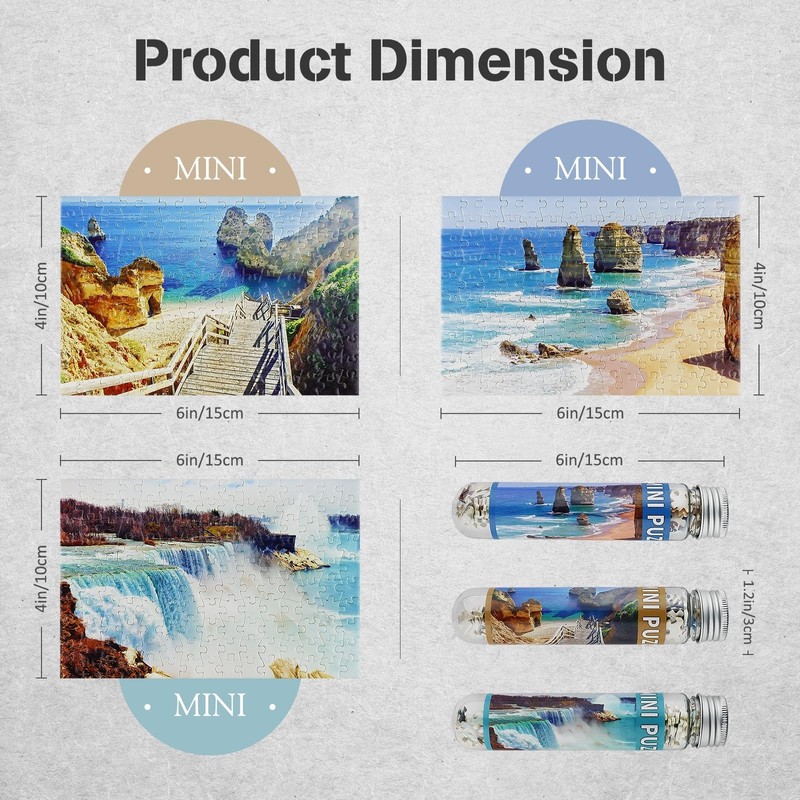Small Jigsaw Puzzles for Adults Moraine Lake Mini Puzzles 150