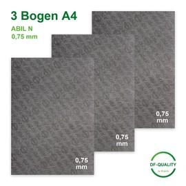 DF Quality ABIL N 3 Sheet Sealing Paper - Oil and Petrol Resistant - Oil Resistant Sealing Paper - Versatile - Sealing Paper Motor - Max. Pressure: 10 Bar - A4 Format 297 x 210 mm (0.75)