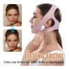 Mentonera Faja Forma V Oferta Reduce Arruga Papada Cachete Púrpura