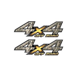 Speed Demon Hot Rod Shop 4x4 Off Road Decals Set of 2 Traditional Skulls Camouflage 4WD Truck Stickers OR4