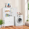 SEGAWE Bathroom Storage Unit Freestanding Cabinet with 2 Drawers and