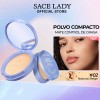 Sace Lady Polvo Compacto De Base Fijador Con Acabado Matte