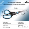 Scissors,8" All Purpose Scissors Heavy Duty Bulk 3-Pack Ergonomic Comfort