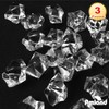 PMLAND Clear Fake Ice Rocks - 550 Pcs Large Acrylic