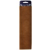 Realeather 153829 Crafts Suede Trim Piece 8.5"X11", Medium Brown