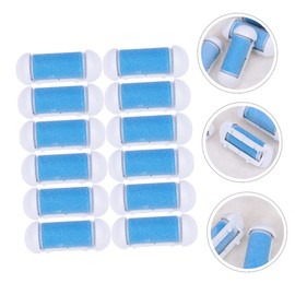 Minkissy 12pcs Foot File Roller Heads Extra Coarse Pedicure Replacement Heads Foot Dead Skin Remover