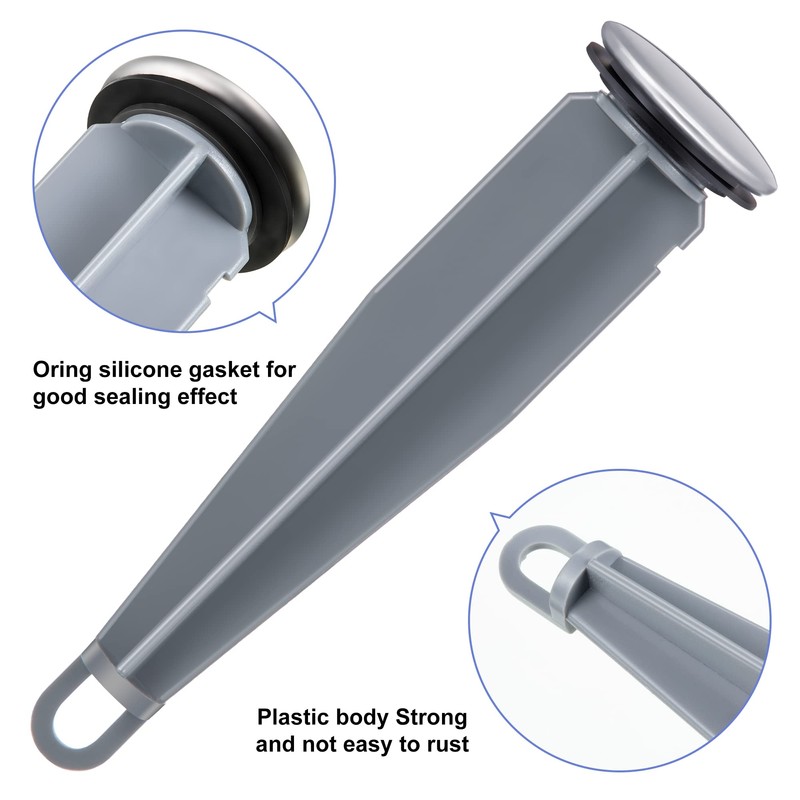 Enhon Pop up Stoppers Compatible with Moen Drain Components, Chrome