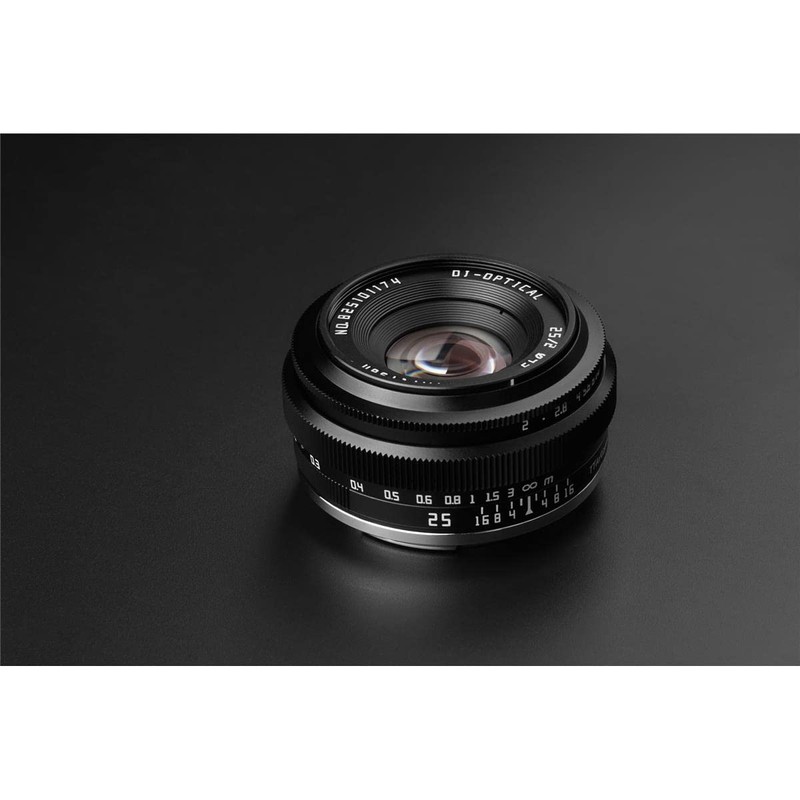 TTArtisan APS-C 25mm F2 Metal Bodied Lens Compatible with M43
