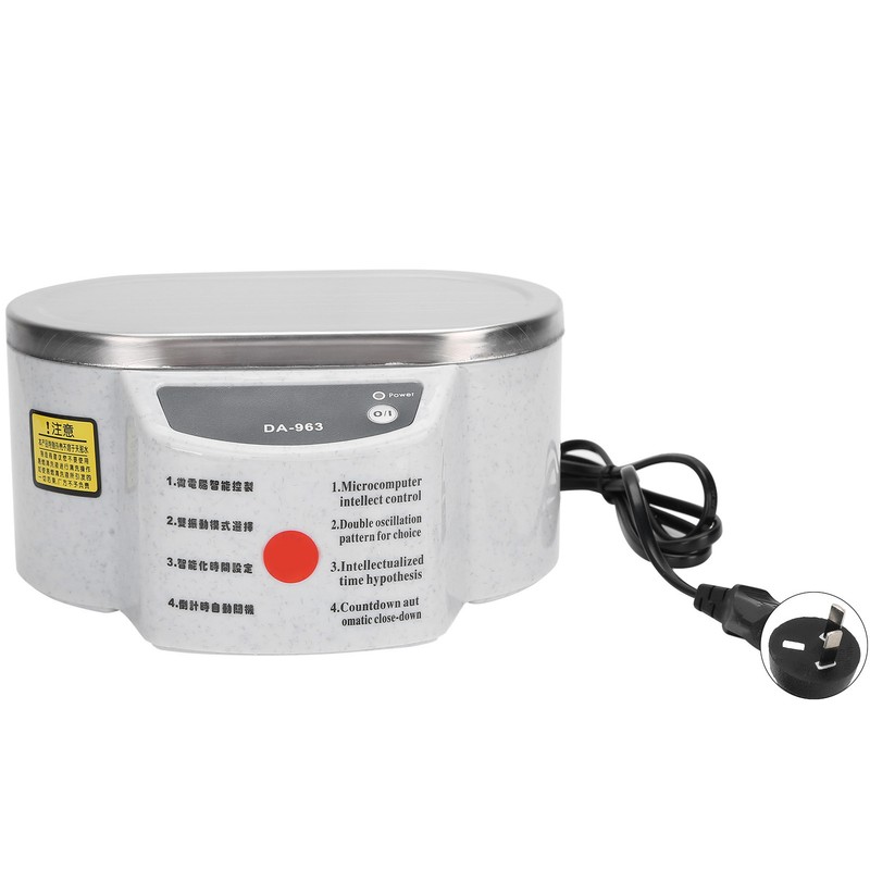 Rrofessional Dentures Ultrasonic Cleaning Machine Mini Household Eyeglasses Jewelry CleanerAU