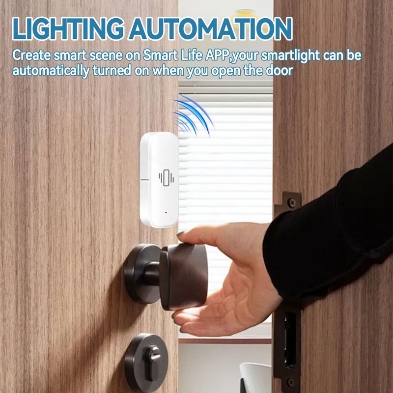 WiFi Vibration Sensor, Wireless Glass Break Detector, Mini Window Alarms