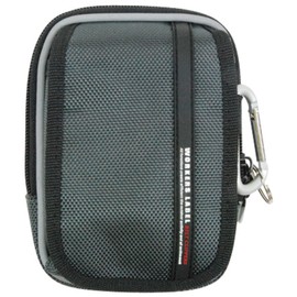 Bowken Club Pouch, Belt Clip Accessory Case with Reflective Lines, Black