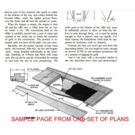 BUILD YOUR OWN DRYWASHER GOLD MINING TROMMEL DIY PLANS ON CD