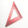 CarAngels Triangular Carpentry Injury Gauge Sliding Scoya Right Angle Ruler,