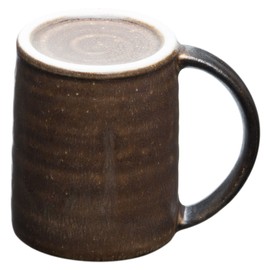 光陽 Pottery mugs Brown Diameter 7.0 X H8 X L kakaosutore-tomagu 22434