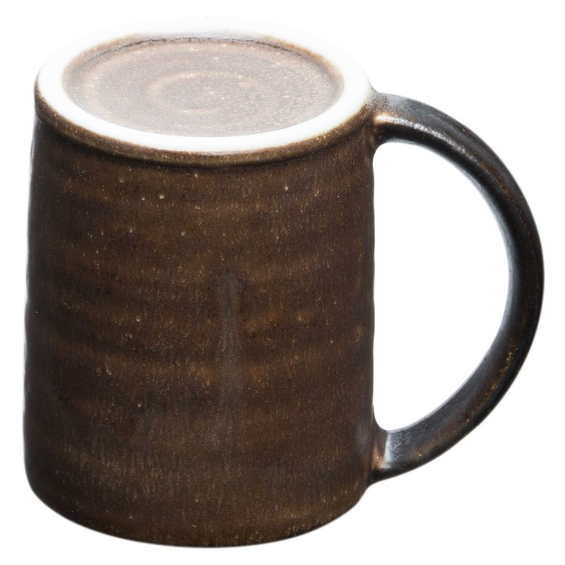 光陽 Pottery mugs Brown Diameter 7.0 X H8 X L