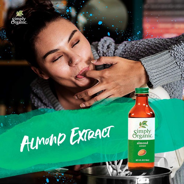Simply Organic Almond Extract, Certified Organic | 4 oz