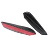 4pcs Car Front Bumper Fins Lip Spoiler Canards Trim Kit,