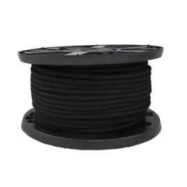 CobraRope 5/16" Black Bungee Cord Marine Grade Heavy Duty Shock Rope Tie Down Stretch Band - 500 ft
