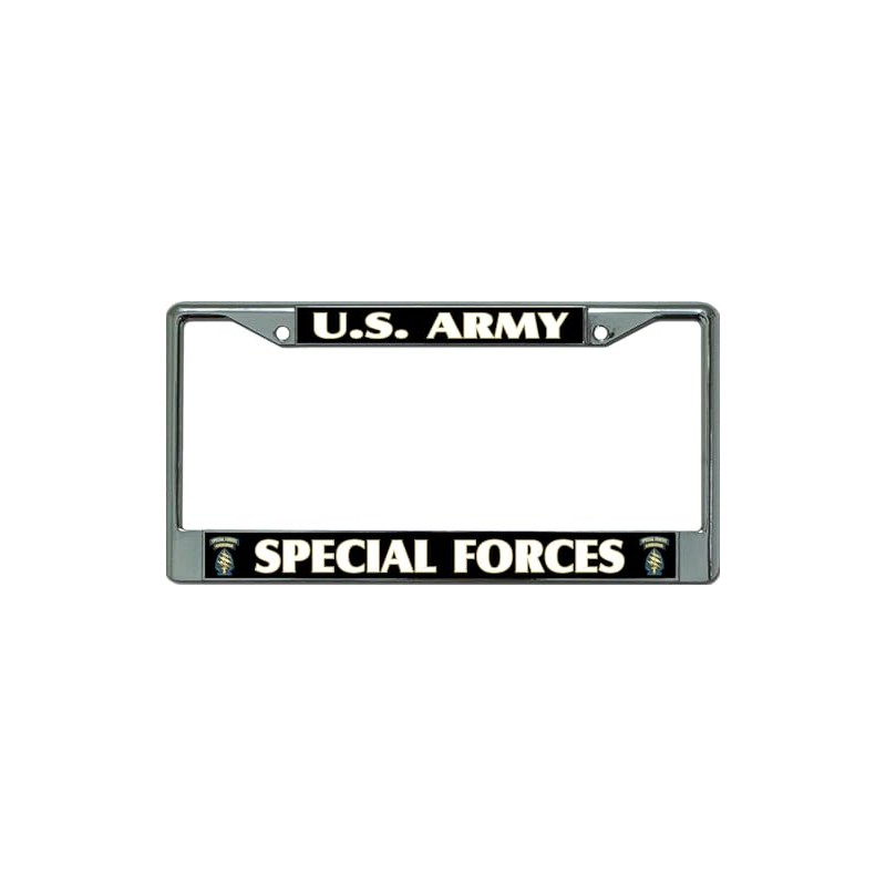 U.S. Army Special Forces #2 Chrome License Plate Frame