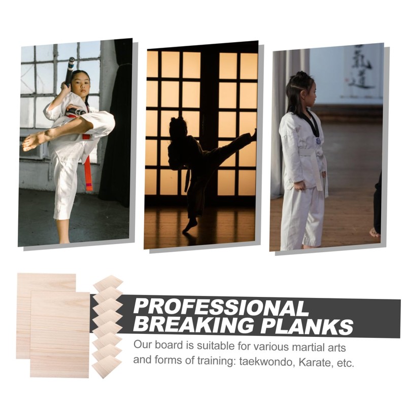 TOVINANNA 10pcs Taekwondo Breaking Boards Professional Training Planks for Karate