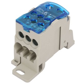 Jadeshay Junction Terminal DIN Rail Clamps UKK-125A Main Cable Junction Terminal Distribution Box Terminal Blocks DIN Rail Terminal Block for Electrical Engineering Distribution Cabinets