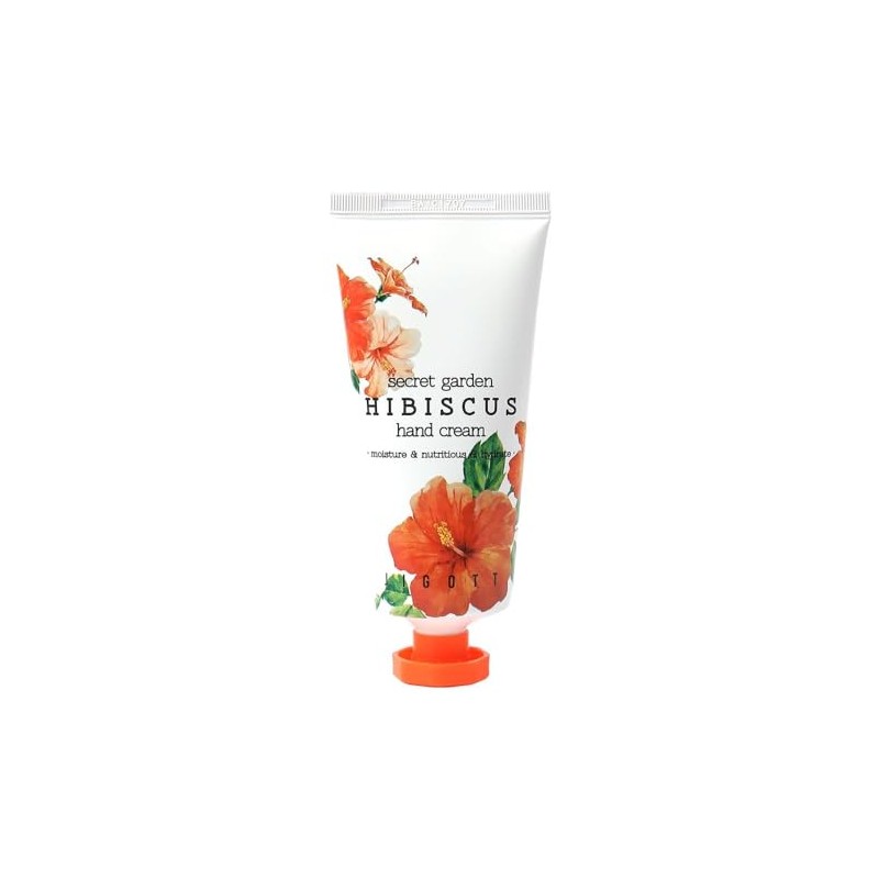 Jigott Secret Garden Moisture Hand Cream 100ml/3.38fl.oz (Hibiscus)