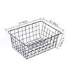 Beimu Wire Baskets for Organizing Household 4 Pack Pantry Baskets