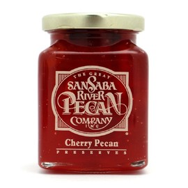 The Great San Saba River Pecan Company - Cherry Pecan Preserves, 11 oz