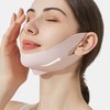 HINFHI 6-Piece Ear-Mounted V-Face Mask, Double Chin Lifter, Simple Solid
