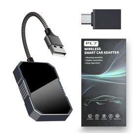 Irosiy Car Play Wireless Adapter Compact Wireless Adapter for Carplay and Android Car, Plug and Play, Stable Connection, High Compatibility, Portable