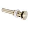 Pop Up Basin Drain Copper G1/4 Brushed Gold Corrosion Resistant