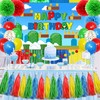 Gaming Party Decorations for Boys, Super Brother Birthday Party Supplies