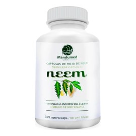 Mandumed Neem Orgánico – Detox, Defensa Inmune y Bienestar General – 90 cápsulas