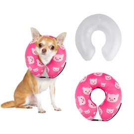 CuteBone Inflatable Recovery Dog Cone, Pet Inflatable Collar for After Surgery, Soft Protective Recovery Collar Dog Cone CAD-GWB01M